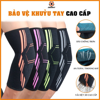 (01 ĐÔI) Bảo Vệ Khuỷu Tay Băng Quấn Khủy Tay Đai Cùi Chỏ Chơi Cầu Lông Tập Gym Bóng Chuyền Chạy Bộ Xe Đạp Tennis Đá Bóng