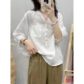 Áo sơ mi đũi nữ cổ tàu mềm mát, chất đũi lụa cao cấp