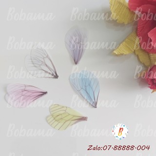 Cánh chuồn, cánh ve vải voan organza nhiều màu.