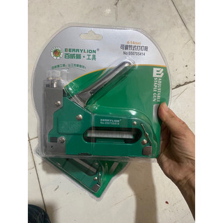 Súng bắn ghim lớn 4-14mm gỗ,da,berrylion cao cấp có tăng