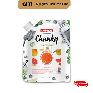 Mứt Chunky Bưởi Đỏ Yuzu | Andros Chunky Red Frapefruit Yuzu 1kg