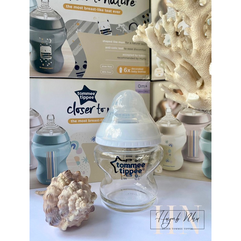 Bình Thuỷ Tinh 150ml núm Việt