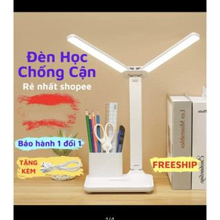 [xả kho] Đèn học chống cận để bàn bảo vệ mắt kiêm đèn ngủ 3 chức năng 3 chế độ ánh sáng khác nhau