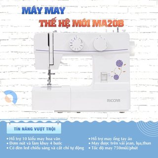 Máy may gia đình Riccar M20B - Máy may mini Nhật