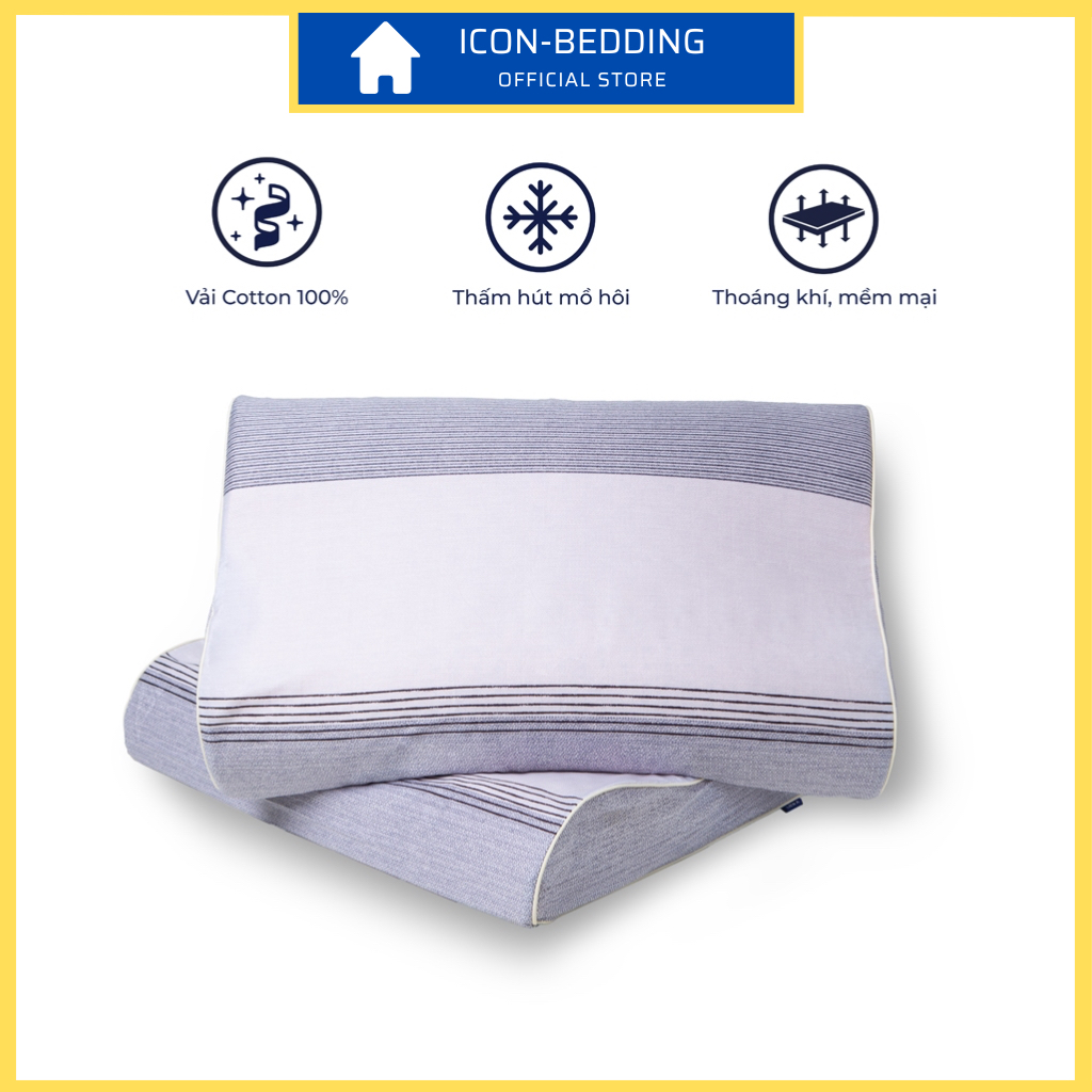 Áo Gối Liên Á, Vỏ Gối Liên Á Cao Cấp 100% Cotton Thoáng Mát Thấm Hút Mồ Hôi - Hàng Chính Hãng