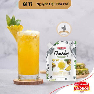 Mứt Chunky Thơm | Andros Chunky Pineapple 1kg
