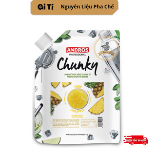 Mứt Chunky Thơm | Andros Chunky Pineapple 1kg