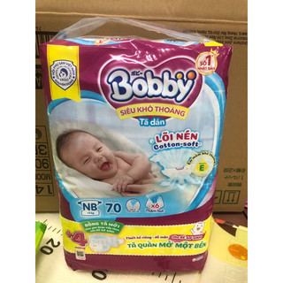 Tã dán Bobby size XS70/S80/ M76