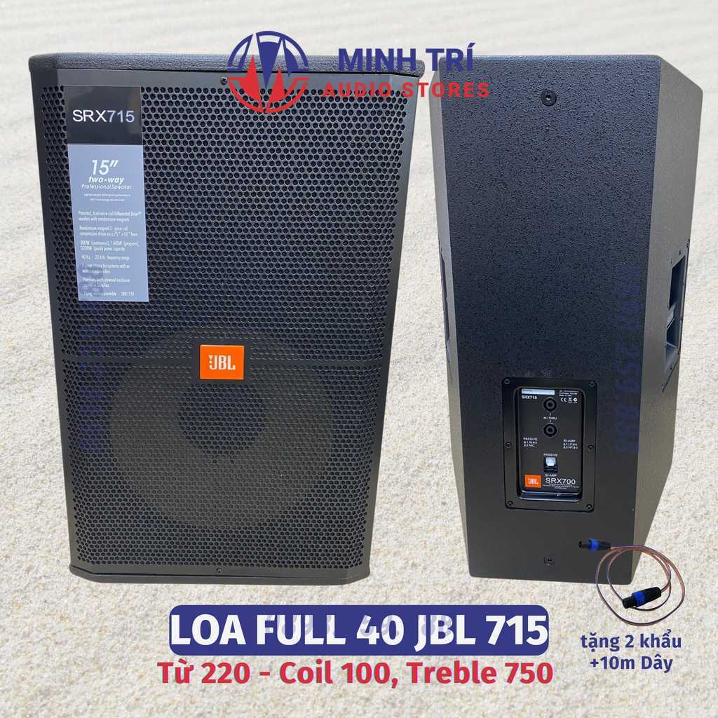 ( Giá 1 Cái ) Loa Full Bass 40 Jbl 715 1600W Từ 220 Coil 100, Treble 750 , Loa Fun 40 Cn Xịn Cho Sự Kiện -Minh Trí Audio