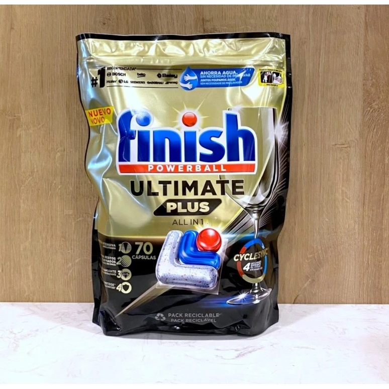 Viên rửa bát finish Quantum Ultimate 70 viên - (Đức )