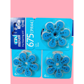 pin máy trợ thính 675 pr44 vỉ 6v