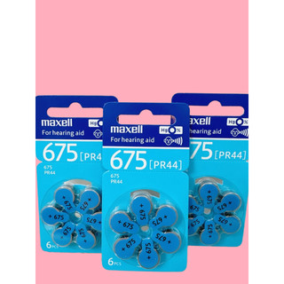 pin máy trợ thính 675 pr44 vỉ 6v