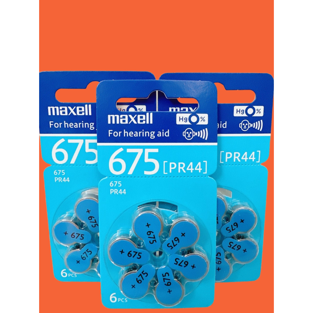 pin máy trợ thính 675 pr44 vỉ 6v