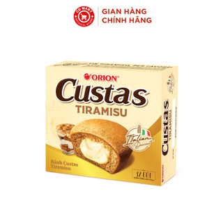 Bánh bông lan Custas nhân kem trứng (282g)