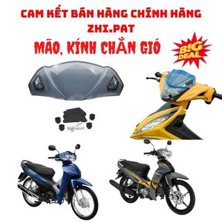 Mão Chắn Gió Ex-2010 ZhiPat Lắp SIRIUS WAVE WINNER Màu Khói [ hàng chính hãng]