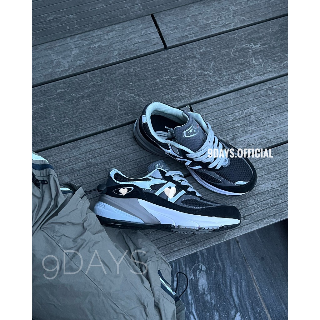 [9Days - Sneaker95] Giày thể thao Running 990 Black dành cho Nam/Nữ
