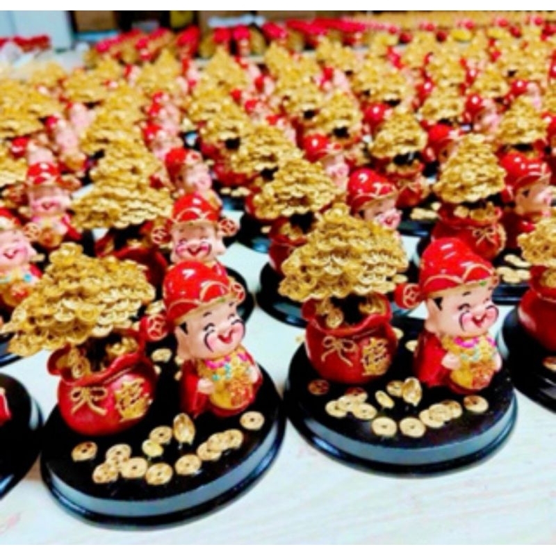 TƯỢNG ÔNG THẦN TÀI VÀ CÂY KIM TIỀN