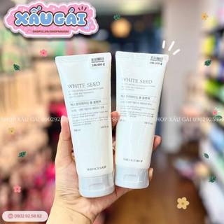 Sữa rửa mặt trắng da The Face Shop dưỡng cấp ẩm sạch sâu White Seed Exfoliating Foam Cleanser 150ml