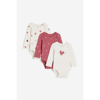 (050)Set 3 bodysuit dài tay HM auth