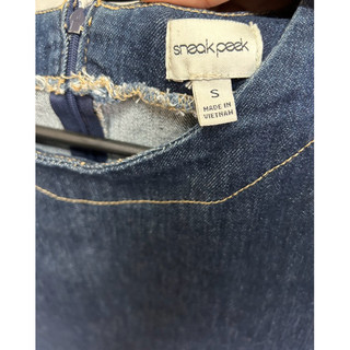 Đầm jean tay ngắn size s vnxk