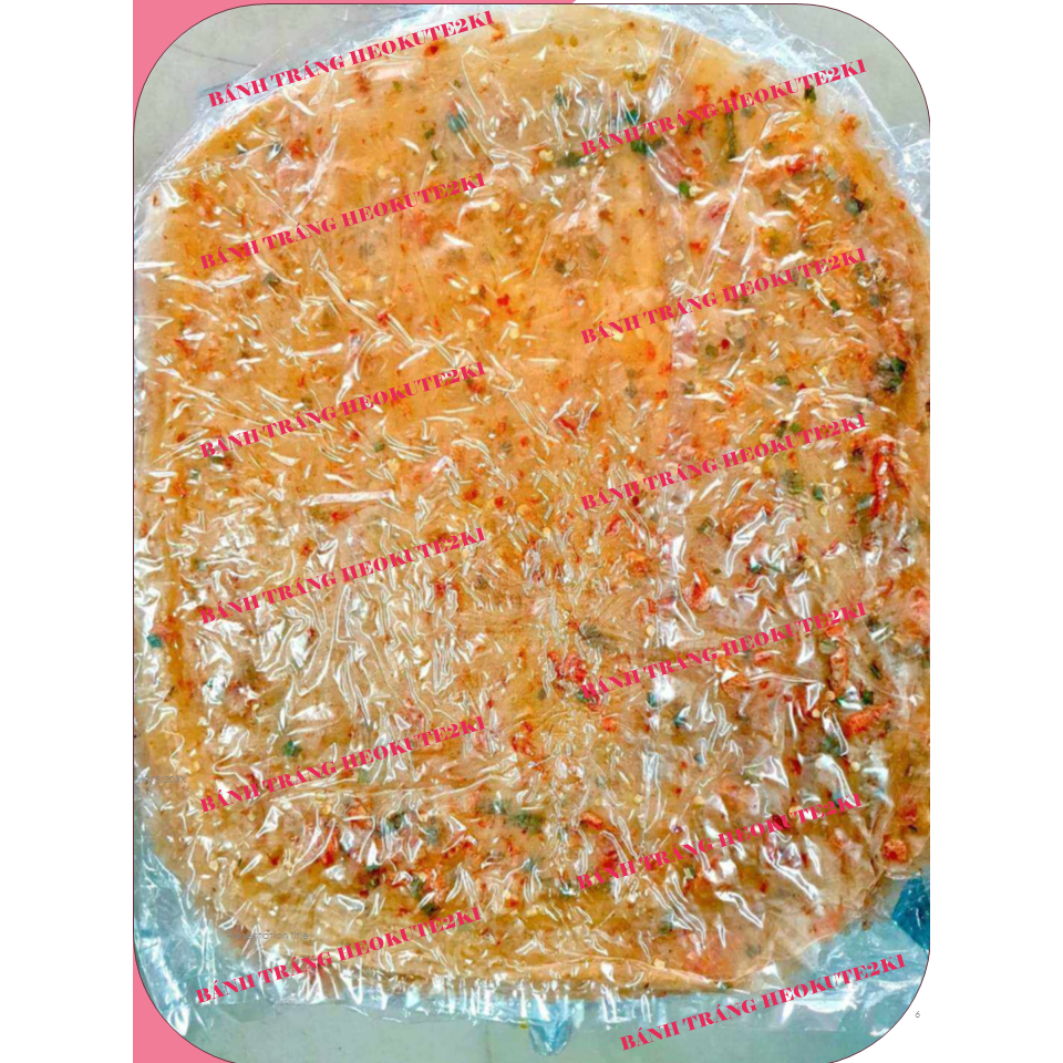 Bánh tráng dẻo tôm hoặc ớt Tây Ninh
