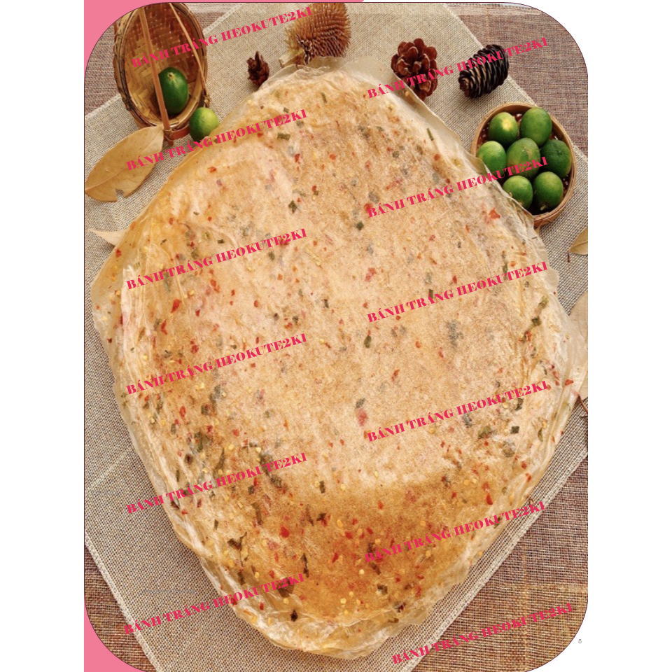 Bánh tráng dẻo tôm hoặc ớt Tây Ninh