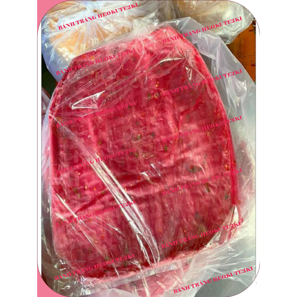 Bánh tráng dẻo tôm hoặc ớt Tây Ninh