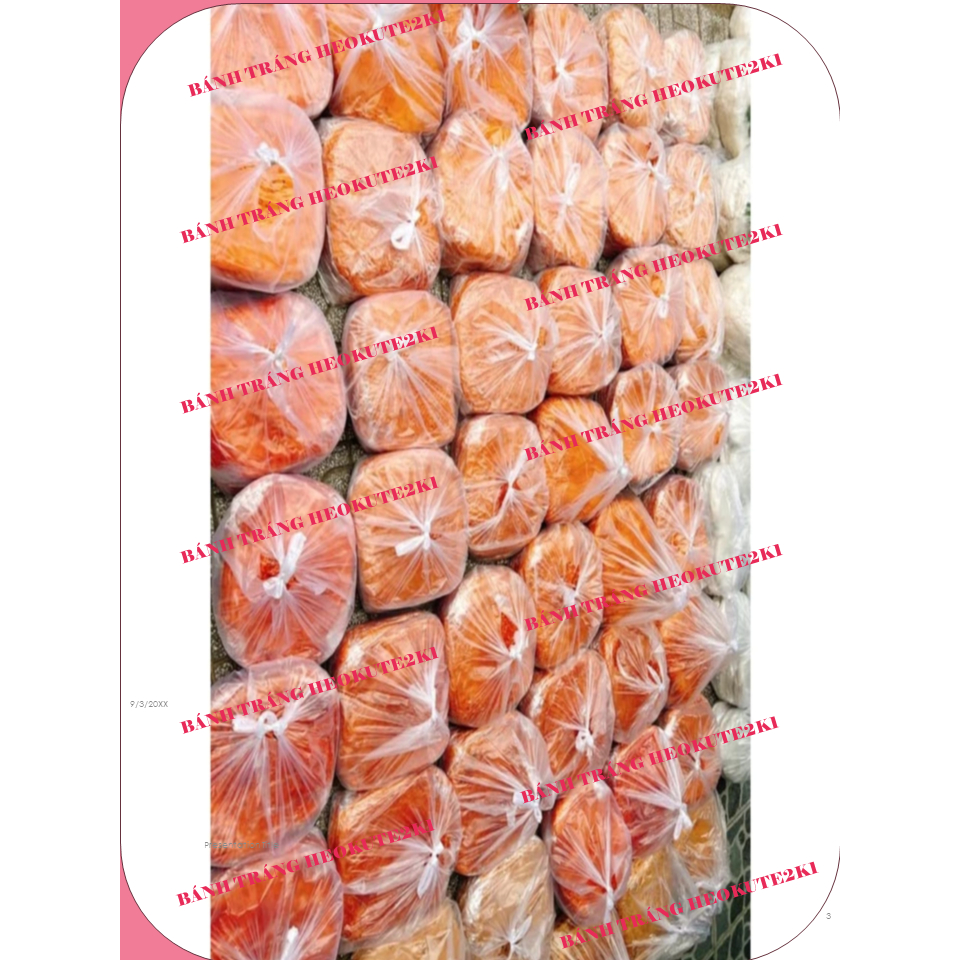 Bánh tráng dẻo tôm hoặc ớt Tây Ninh