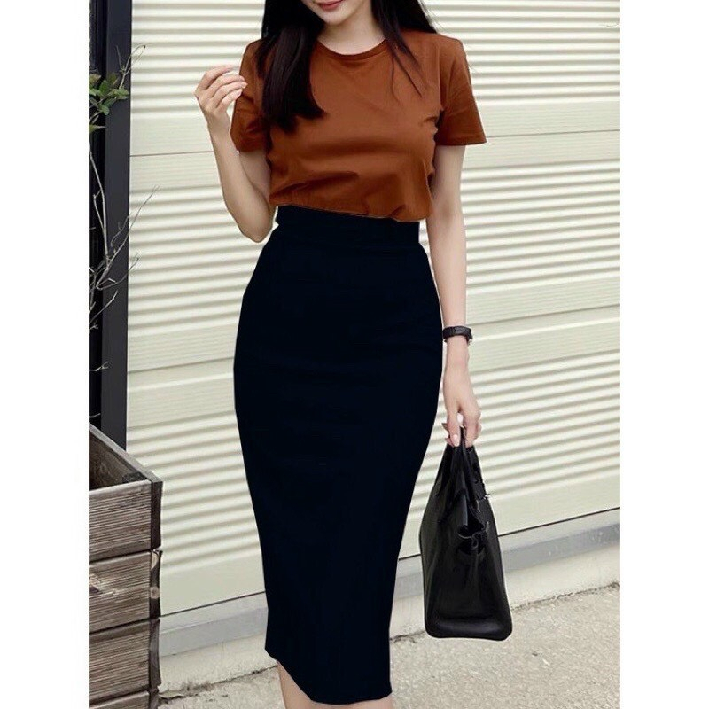 CHÂN VÁY BÚT CHÌ CHẤT DÀY DẶN CO GIÃN 4 CHIỀU MP186 | BigBuy360 - bigbuy360.vn