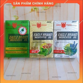 01 /chai dầu gió xanh 24ml con ó 2 nắp