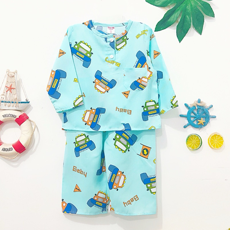 TOLEXINH  Bộ tole tay dài quần dài bé trai - Vải loại 1