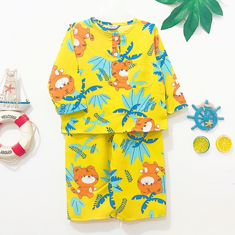 TOLEXINH  Bộ tole tay dài quần dài bé trai - Vải loại 1