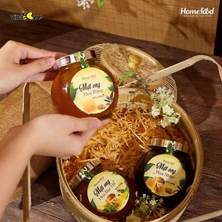 Bộ hộp quà mật ong Vinabee – set quà mật ong thiên nhiên (hoa nhãn, hoa rừng, bạc hà…), quà biếu Tết, quà tặng sức khỏe