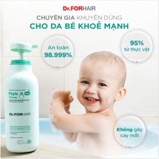 Tắm gội toàn thân 3 trong 1 an toàn cho bé dr.forhair phyto therapy baby 300ml