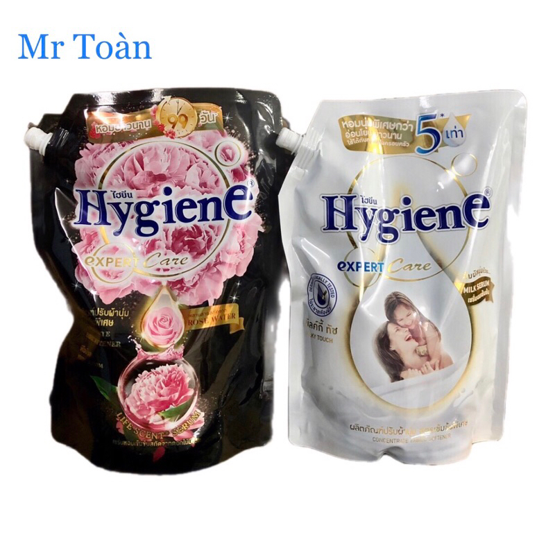 (Giá Sỉ HCM) Combo 2 Túi xả vải hygiene Thái Lan 1150ml (đen + trắng)