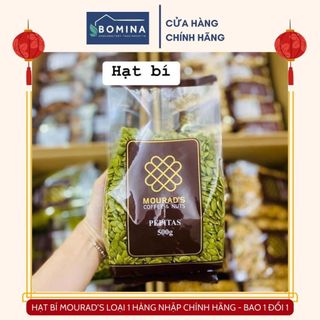 [2024] Hạt Bí Xanh Mourad's Úc Tách Sẵn Vỏ Ngon - Hàng Chuẩn Hạt Béo Giòn Loại 1 500gr BAO 1 ĐỔI 1