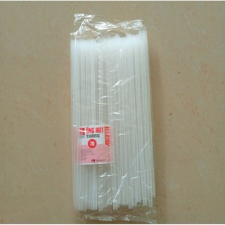 𝐂𝐎𝐌𝐁𝐎 𝟏𝟎 Bịch Ống Hút Nhựa Miềm , Gói 70 Ống