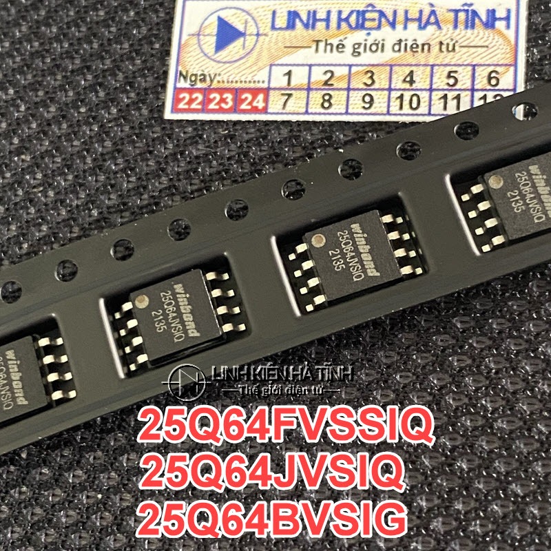 3 con IC nhớ 25Q64FVSIG 25Q64JVSIQ 25Q64FVSSIQ BVSIG 8M SOP-8 mới LKTT