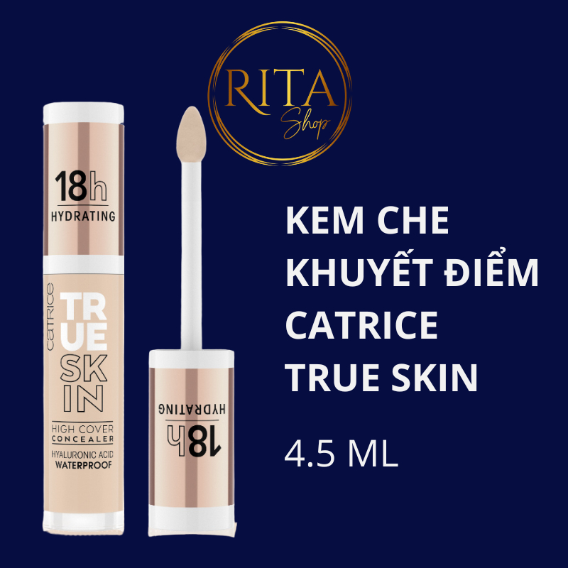 Kem che khuyết điểm 18h Catrice True Skin High Cover Concealer 4,5ml