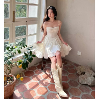 Đầm công chúa ulzzang cổ tích thướt tha |Váy tiểu thư bánh bèo bồng bềnh dễ thương đáng yẻu ngọt ngào