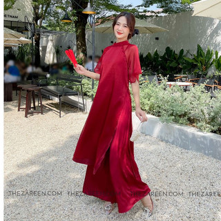 ZAREEN | ÁO DÀI TẾT AN NHIÊN ZAREEN - ĐỎ