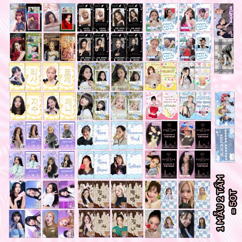 50c CARD DES BLACKPINK