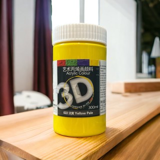 Màu Acrylic 3D 300ml vẽ tranh tường,tên vải,....