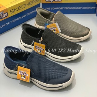Giày lười Ske.chers Slip-Ins GO.walk Arch Fit Shoes êm nhẹ, thoáng khí cho nam