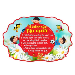 Decal trang trí lớp , sân trường-khẩu hiệu trang trí