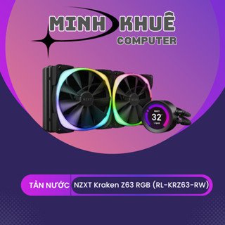 Tản nhiệt nước NZXT Kraken Z63 RGB (RL-KRZ63-RW)  Hàng Chính Hãng