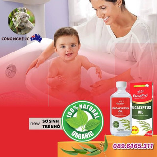 Dầu khuynh diệp úc EucaPro / Euky Bear 60 ml, dầu tràm úc, Dầu tràm nguyên chất, dầu tràm sơ sinh, Dầu ấm ngực trẻ em