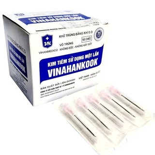Đầu kim Vinahankook sử dụng một lần dùng để tiêm chích, lấy máu, pha t.h.u.ố.c, thẩm Mỹ, spa