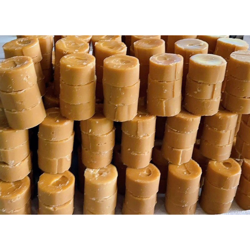 1kg Đường thốt nốt nguyên chất- Quấn lá thốt nốt - Hình đòn bánh tét