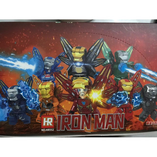 Combo 8 hộp đồ chơi lắp ráp iron man
